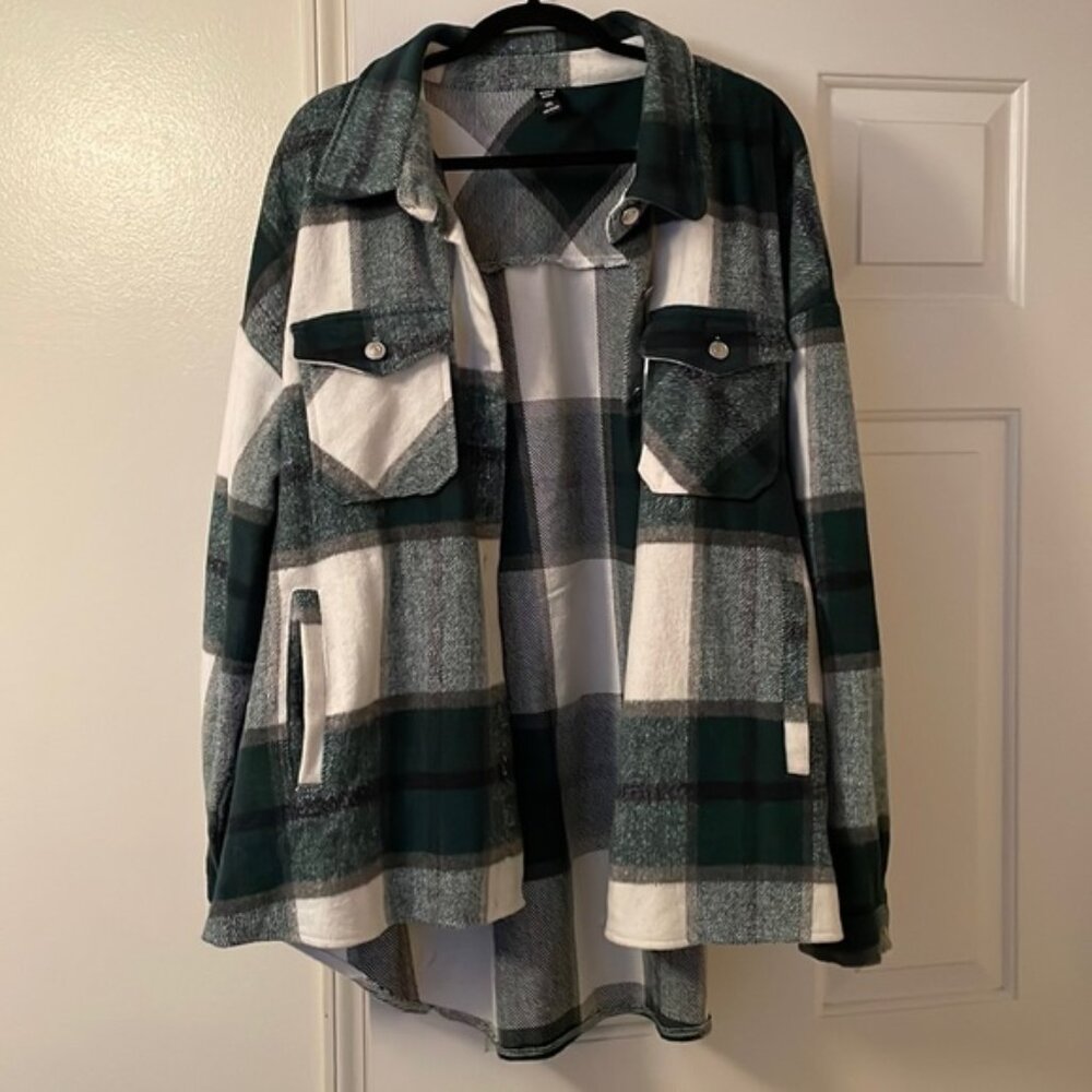 SHEIN plaid jacket